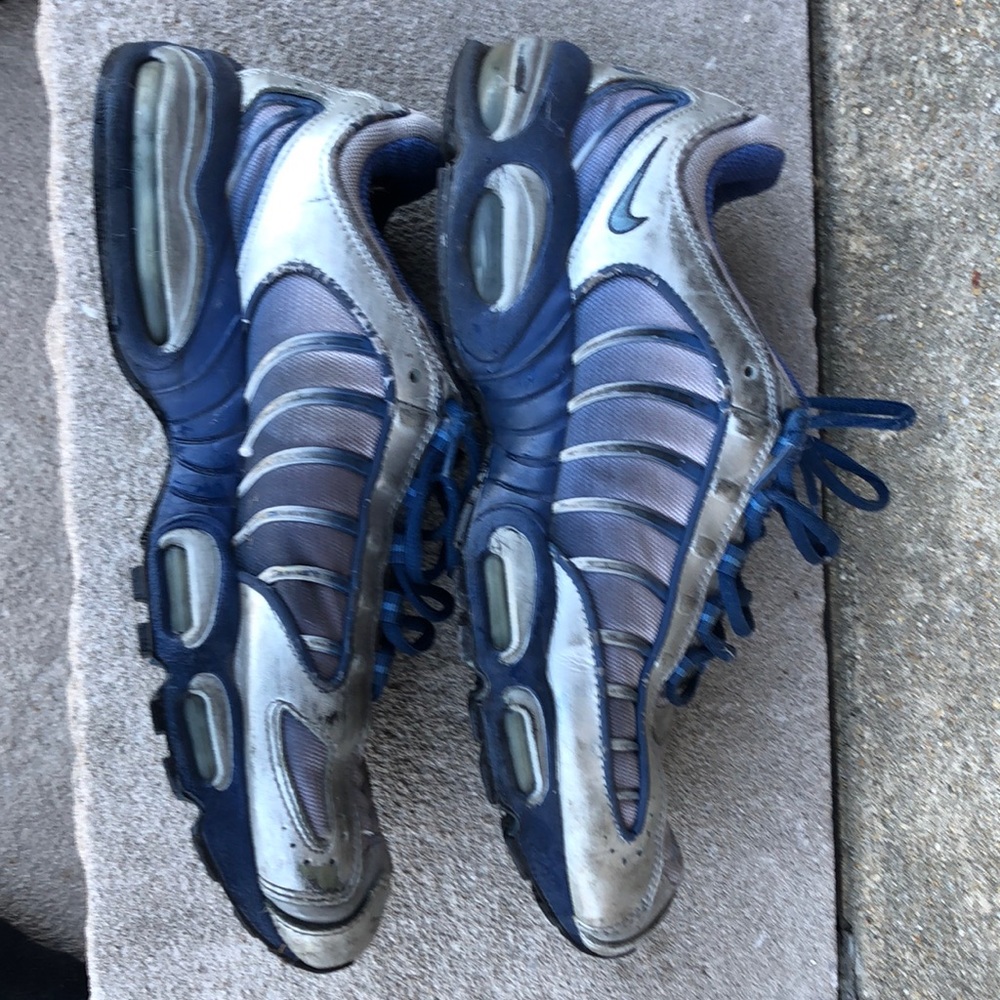 Nike Air Max Tailwind Silver Blue Size 13